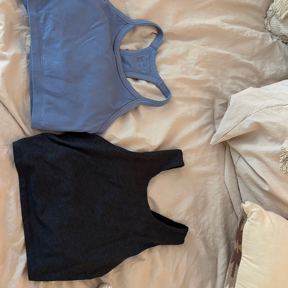 Jockey Light Blue Ribbed Tank Top